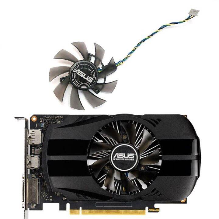 NEW 75MM 4PIN FD8015U12D GTX 1650 GPU Fan，For ASUS PHOENIX GTX 1650 ...