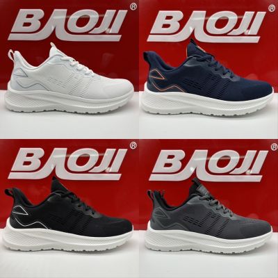 [New 03/2023] BAOJI บาโอจิ แท้100% รองเท้าผ้าใบผู้ชาย bjm765