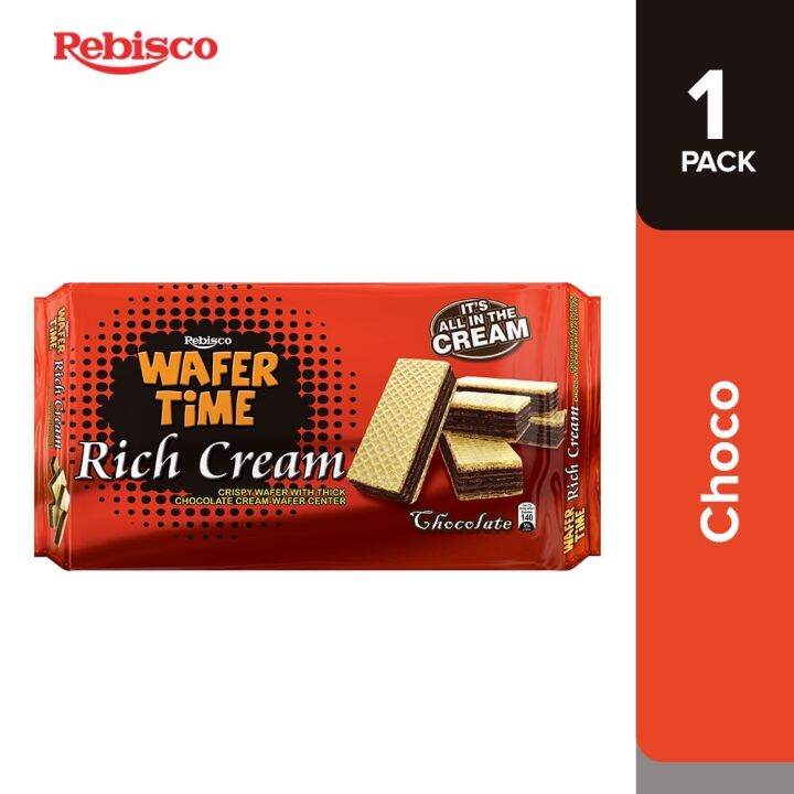 Wafertime Rich Cream Choco 27g x 10pcs | Lazada PH