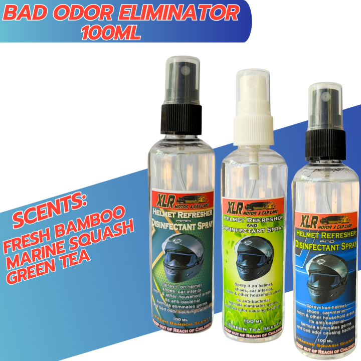 XLR 100ml Helmet Disinfectant Spray Bad Odor Eliminator for Shoes Car