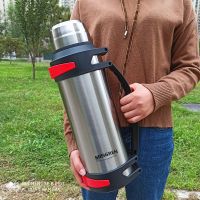 ☽﹉◘ 1200-5200ml Thermal Water Bottle Vacuum Flasks Stainless Steel Insulated Cup Thermal Kettle Portable Outdoor Car Thermo Bottle