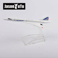 JASON TUTU 16เซนติเมตร Air France Concorde เครื่องบินเครื่องบินรุ่น D Iecast โลหะ1400ขนาดเครื่องบินรุ่นของขวัญคอลเลกชัน