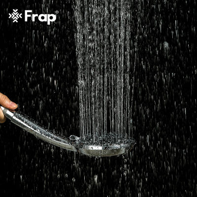 Frap 1PC Pressurized Nozzle Shower Head Bathroom Accessories High Pressure Water Saving Rainfall ABS Chrome Shower Head Y072
