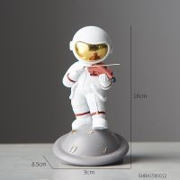 Violin Modern Home Decoration Accessories Astronaut Musician Figurine Character Statues Room Decor Office Desk Resin Ornaments Gifts