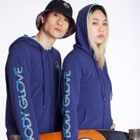 BODY GLOVE SC TRACK CLUB Hoodie เสื้อฮู้ด  สีกรมท่า-32