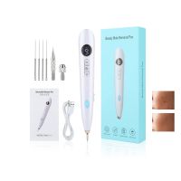 Mole Spot Scanning Scar Mole Wart Age Freckle Blackhead Removal Pen Needle Light LED Screen 9 Speed Tattoo Plasma Dark