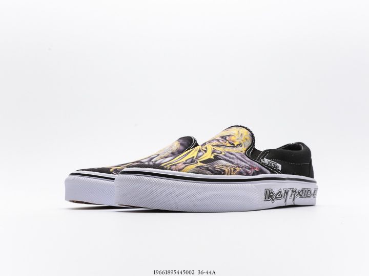 รองเท้าvans-slip-on-หัวกระโหลก-ลิขสิทธิ์แท้100-รองเท้ากีฬา-รองเท้าแฟชั่น-รองเท้าผ้าใบผู้ชายและผู้หญิง