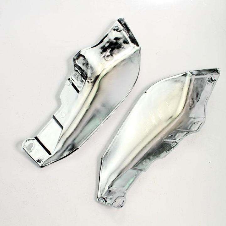 รถจักรยานยนต์-chrome-heat-shield-mid-frame-air-deflector-trim-สำหรับ-harley-touring-street-glide-flhx-2009-2016-2015-2014-2013-2012-11