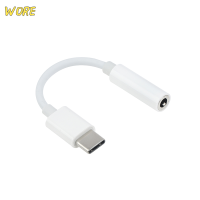 ?【Lowest price】WORE Type-C ถึง3.5mm AUX JACK หูฟัง Audio ADAPTER Audio Splitter USB-C Converter อะแดปเตอร์หูฟัง