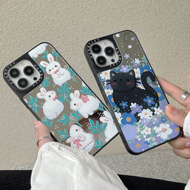 casetify-เคสโทรศัพท์มือถือกระจก-ลายแมวน่ารัก-สําหรับ-iphone-14-13-12-11-pro-max-xr-ix-xs-max