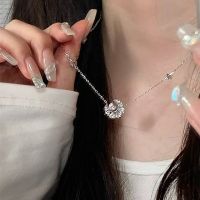 Vivienne Westwood NGBB 925 sterling silver star and moon necklace for girls light luxury niche high-end design love clavicle chain 2023 new hot model