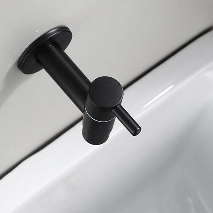 mop-sink-faucet-304-stainless-steel-bathroom-washing-machine-faucet-outdoor-garden-single-cold-water-tap-black