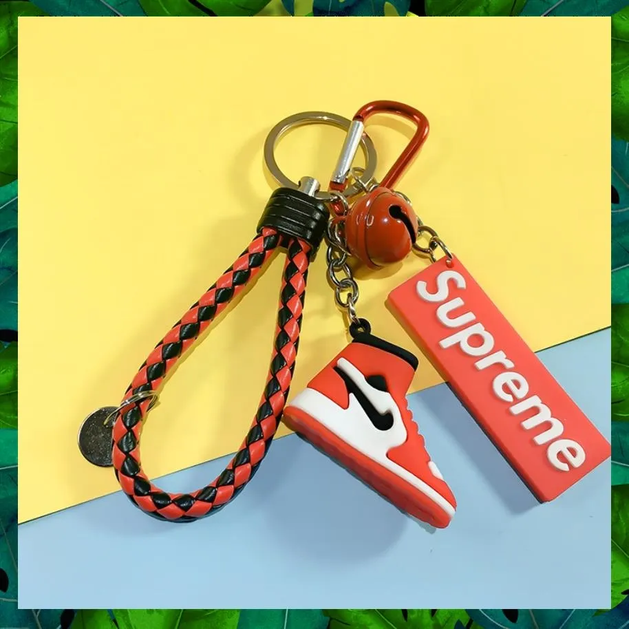 AJORDAN SHOES WITH SUPREME TAG KEYCHAIN / KEYRING / KEYHOLDER BAG