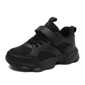 All black 2025 childrens sneakers