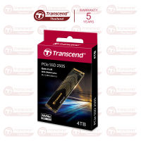 PCIe NVMe M.2 SSD 4TB :MTE250S : Gen 4X4  Transcend * รับประกัน 5 ปี หรือ** รับประกันไม่เกิน 3120 TBW**มีใบกำกับภาษี