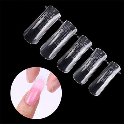 ◾ Nail Fast Light Therapy Crystal Extension Nail Model With Scale Crystal Nail Model 100 Pieces-1 Box