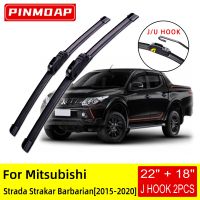 For Mitsubishi Strada Strakar Barbarian 2015 2016 2017 2018 2019 2020 Front Wiper Blades Brushes Cutter Accessories U J Hook