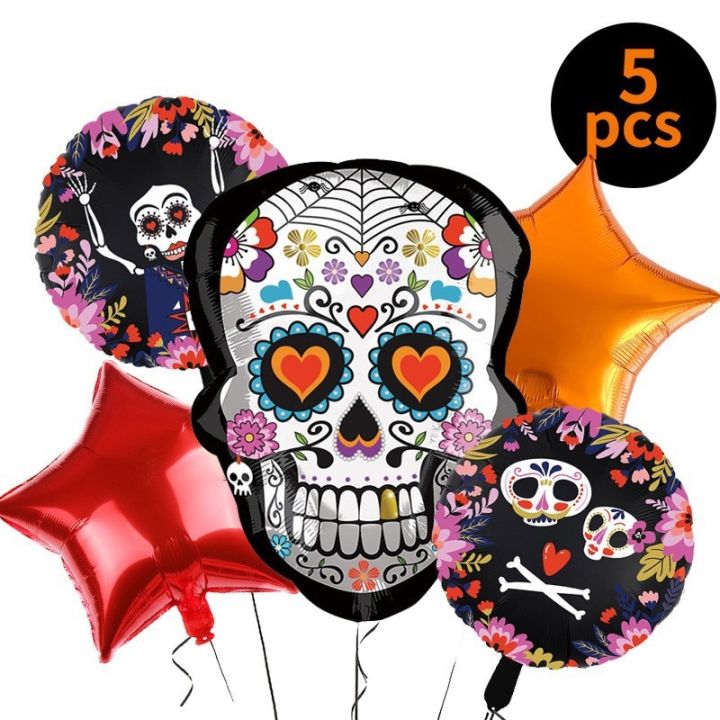 5pcs-halloween-balloons-set-pumpkin-ghost-foil-balloons-bat-party-decorative-balloons-kids-favors-happy-halloween-party-supplies