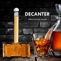 Hammer Shaped Red Wine Pourer Aerator Bar Accessories Champagne Brandy Vodka Glasses Decanter Bottle for Pub Family 400ml