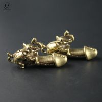 Solid Brass Elephant Key Chain Pendants Copper Male Genitals Penis Keyrings Pendant Sexy Dick Key Chains Reproduction Worship