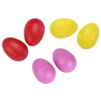 40 Pack Plastic Percussion Musical Instrument Toys Egg Maracas Shakers