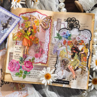 20ชิ้นล็อต Forest Spirit Series วัสดุกระดาษลูกไม้ DIY สติกเกอร์ Memo Pad Deco Scrapbooking Journal Craft Vintage Papers