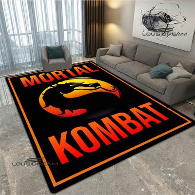 【YF】 Mortal Kombat Cartoon Carpet Kids Living Room Bedroom Anti-Slip Floor Mat Photography Props Birthday Gift