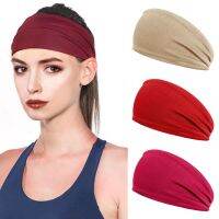 、‘】【； Men Women Fitness Sweatband Porosity Hair Bandage Running Quick-Drying Headband Yoga Headband For Jog Basketball Running