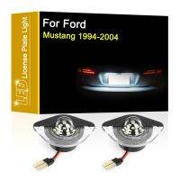 12V LED จำนวนหลอดไฟสำหรับ Ford Mustang 1994 1995 1996 1997 1998 1999 2000 2001 2002 2003 2004สีขาวใบอนุญาต Light Plate