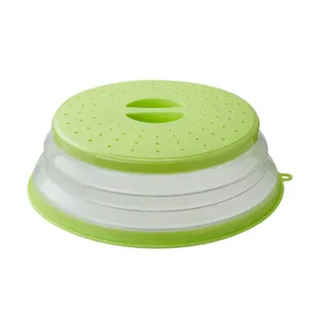 Microwave Collapsible Lid, 2 Pieces Collapsible Microwave Cover, Food  Warming Lid Microwave Splash P