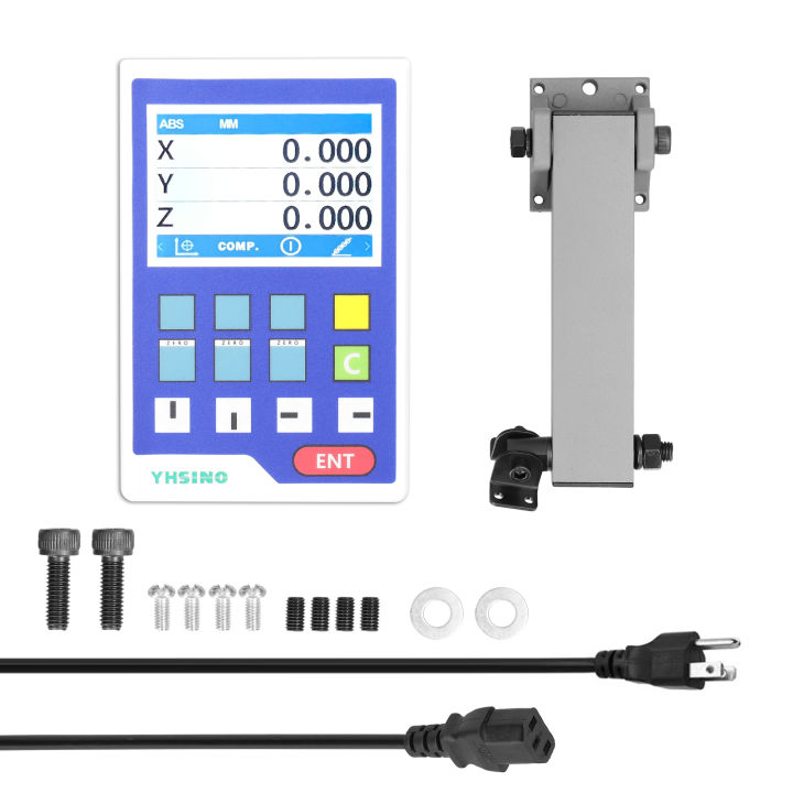 keykits-yh800-3a-small-portable-linear-encoder-multi-function-digital-readout-optical-position-measuring-instrument-with-3-5-inch-lcd-display-screen-11-languages-optional-for-bench-lathe-small-milling