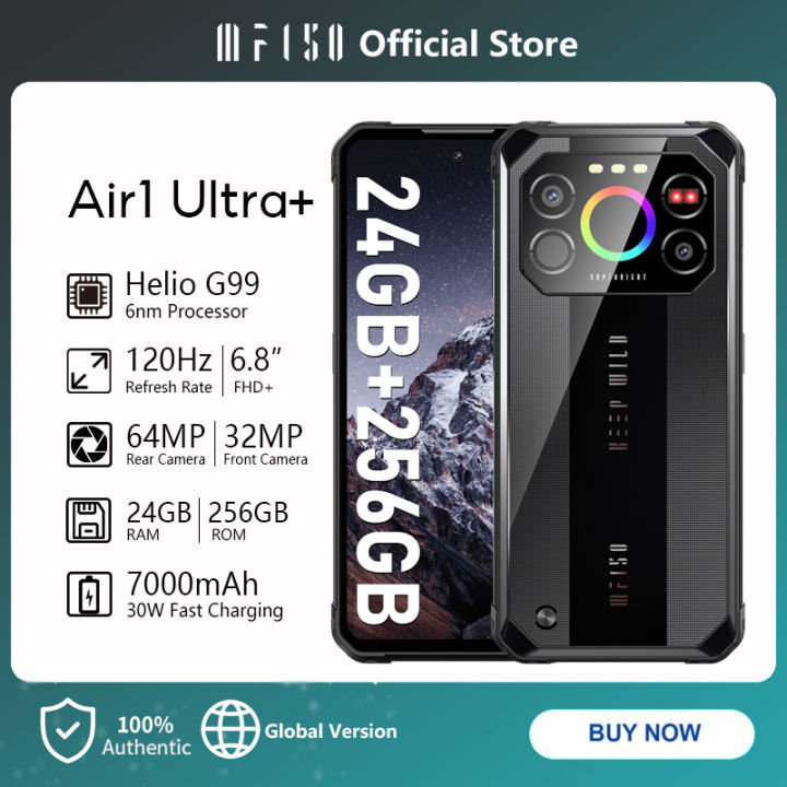 IIIF150 Air1 Ultra+ 24GB+256GB Rugged Handphone Helio G99 64MP 6.8