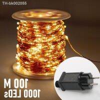 ☑ 200M 2000LEDs Copper Wire Fairy string Lights Wateproof Plug In Adapter for Outdoor Christmas Party Holiday wedding Decoration