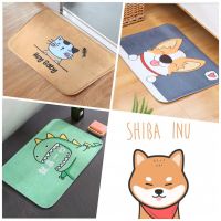 Indoor Doormat พรมตกแต่งบ้าน พรมตกแต่งห้อง พรมเช็ดเท้าสี่เหลี่ยมมีกันลื่น ลายการ์ตูนสุดน่ารัก พรมเช็ดเท้ากันลื่นซับน้ำอย่างดี พรมเช็ดเท้ากันลื่นอย่างดี Door Mat with Non-Slip พร้อมส่ง