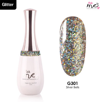 สีเจลทาเล็บ&nbsp;Pick&nbsp;Me&nbsp;Up&nbsp;G301 Silver Bells 15&nbsp;ml.