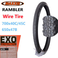 【COD】MAXXIS RAMBLER ลวด EXO 700C ถนนจักรยานยาง700x4 0C45C 650x47B กรวดการผจญภัยกรวดสกปรกแข่ง MTB ยาง Pneu Bicicleta