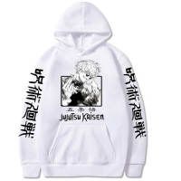 Sudadera con capucha de Anime japonés para hombre, ropa con estampado de Jujutsu Kaisen Gojo Satoru, Jersey holgado informal de manga larga para Otoño e Invierno