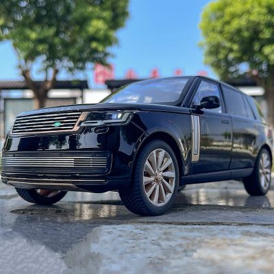 1/18 Land Range Rover Alloy Car Model Diecasts Metal Off-Road Vehicles Car Model Sound Light Simulation Collection Kids Toy Gift