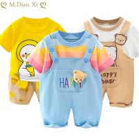 Newborn Baby Girls and Boys Clothing Suit for Spring Summer Grils Bows Set New Cute Overalls Baby Clothing Set for Boys Clothes  by Hs2023