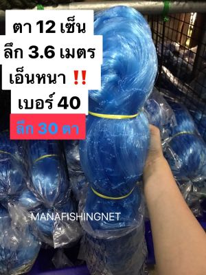 #ตาข่ายดักปลา #มอง เอ็น 0.40 ‼️ ตา 10 / 12 / 14 / 16 เซ็น ลึก 30 ตา ป้าย 180 เมตร