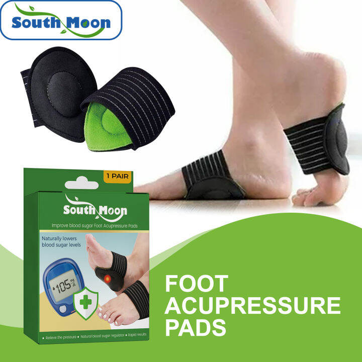 South Moon Foot Acupressure Pads Relief Feet Pain Improve Physical Fatigue Sleeping Relieve