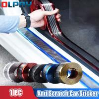 【CW】Car Stickers Motorcar Door Sill Protector Automobile Anti Scratch Fiber Tape Cycle Rubber Strip Vehivle Protection Bumper Film