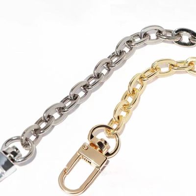 ☢ Bag belt DIY handmade chain accessories bag chain single buy metal thin O-chain decorative pendant mobile phone bag chain all-match