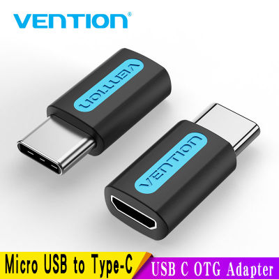 Vention USB Type C OTG Adapter Micro USB to Type-C Adapter Charging Cable Converter for Xiaomi mi 9 10 Huawei P30 Pro Oneplus 7
