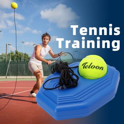 Teloon Solo Tennis Trainer Rebound Ball with String for Self Tennis Practice Training Tool for Adults or Kids Beginners