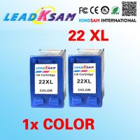 ตลับผงหมึกสีตะกั่ว2x ใช้ได้กับ22xl Hp22 C9352a Deskjet 3915 F2100 D1320