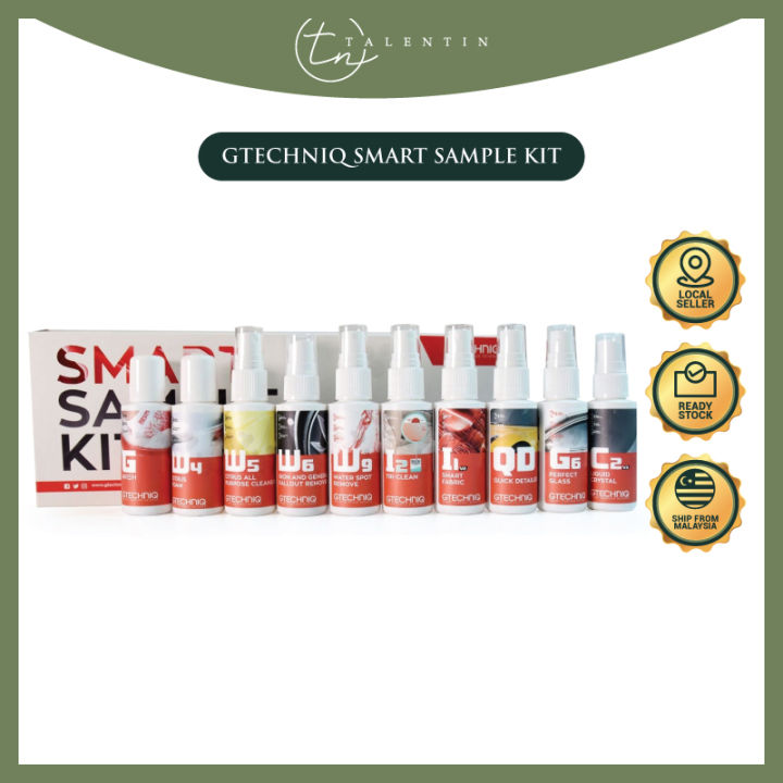 GTECHNIQ Smart Sample Kit 50ml Bottles - Car Care Kit