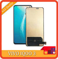 6.44 "TFT สำหรับ VIVO IQOO 3 IQOO3 5กรัม V1955A I1927ชิ้นส่วนจอสัมผัสแอลซีดีของเครื่องแปลงดิจิทัล I1928