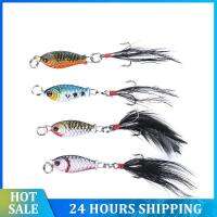 Wobblers เหยื่อตกปลา2.5ซม. 4G Crankbait เครื่องมือตกปลา Pesca Bionic Fishing Lure Feather Sharp Hook Fishing Tackles