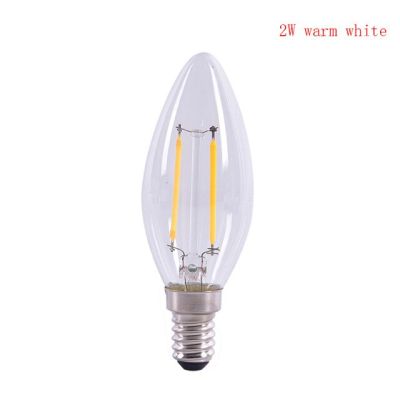 【❂Hot On Sale❂】 lan84 สปอตไลท์หลอด Led 2W/4W/6W E14 Cob เทียน/เคล็ดลับเปลวไฟไส้หลอด C35ไฟตกแต่งสวน